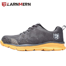 Load image into Gallery viewer, LARNMERN Lightweight Breathable Men Safety Shoes Steel Toe Work Shoes For Men Anti-smashing Construction Sneaker With Reflective